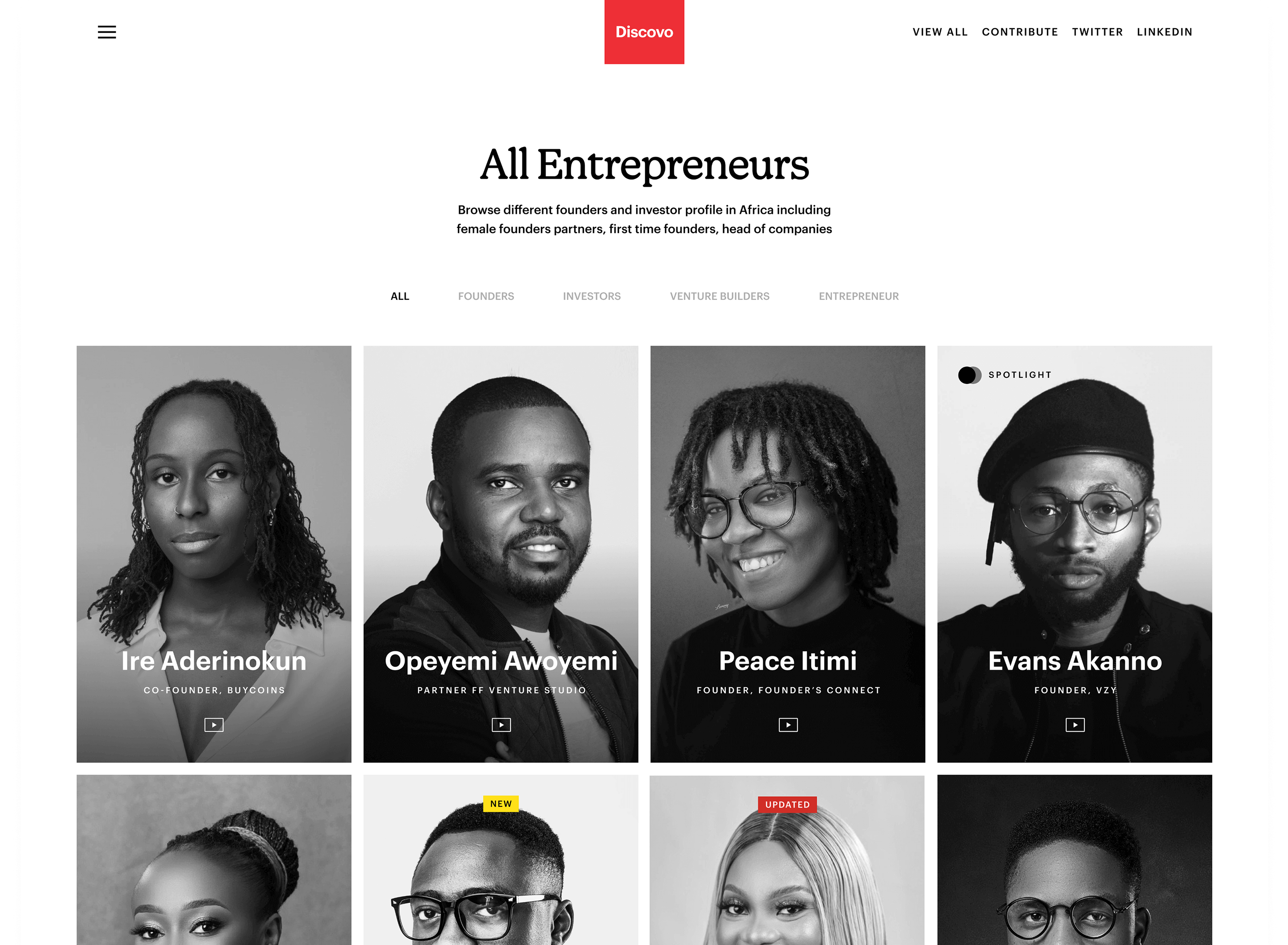 Discovo - Africa Directory for exceptional talent