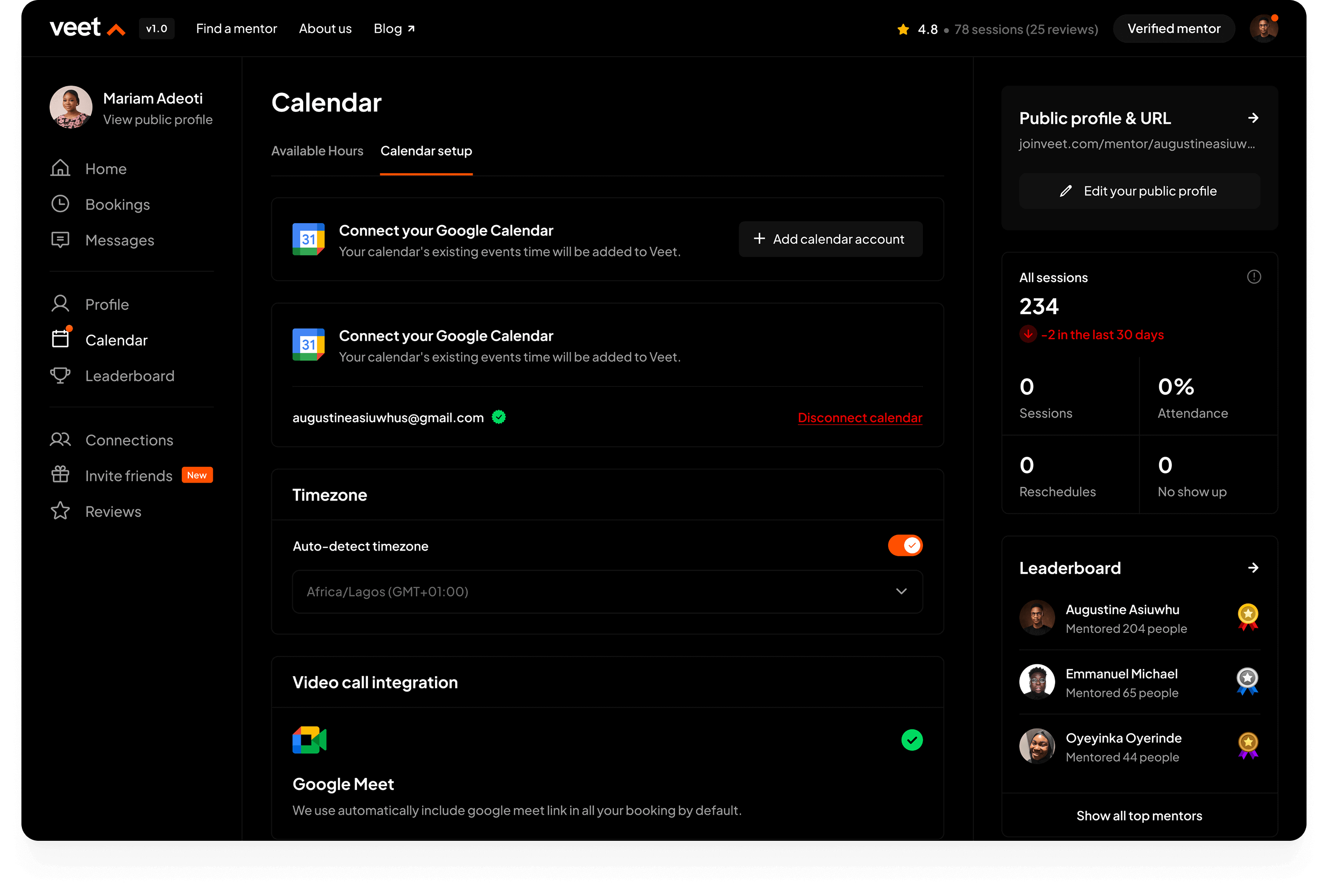 Veet - Global tech mentorship platform